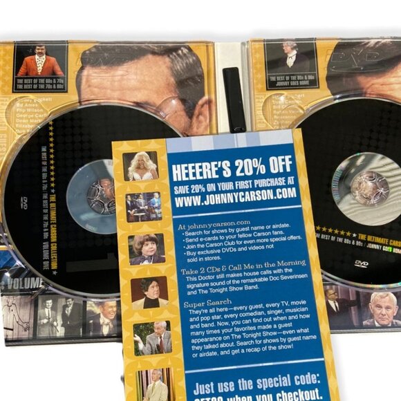 Ultimate Johnny Carson DVD Set Volumes 1-3 Seven Hours Special Extras Collectors - Picture 4 of 9